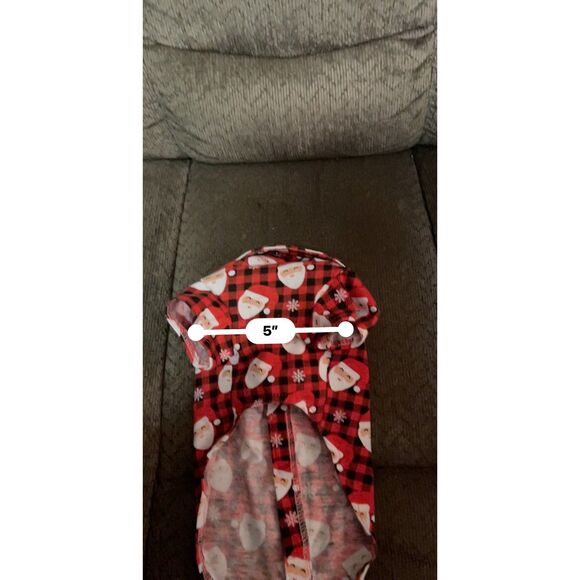 Santa Claus Dog Outfit Bow Tie Size Small - Picture 9 of 9